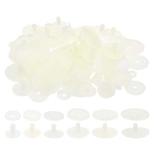 PATIKIL - PATIKIL 15, 20, 25, 30, 35, 40, 45mm Doll Joints, 42 Set Plastic Removable Animal Joints Connector Engage Bolt for Bear Limbs Making Head Joints DIY Crafts