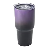 Black PurpleTumbler Cup 30OZ Winter Travel Coffee Mugs with Lid Double Wall Vacuum Insulation...