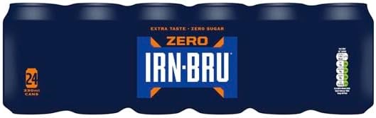 Zero, No Sugar & Low Calorie Fizzy Drinks Multipack 24 x 330ml Cans