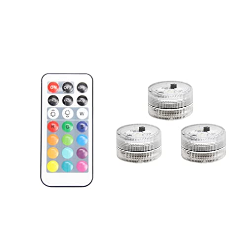 Luz sumergible RGB IP68 impermeable con control remoto para piscinas GDBAGKDQK