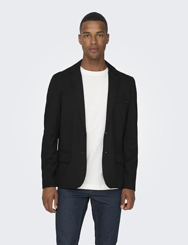 Only & Sons Onsmark Slim 0209. Blazer Noos Giacca, Nero, M Uomo - 3