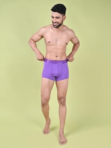 Image of Rupa Colors Pep Collection Trunk for Men, Cotton Blend, Anti Ride-Up, Snug Fit, Pack of 1
