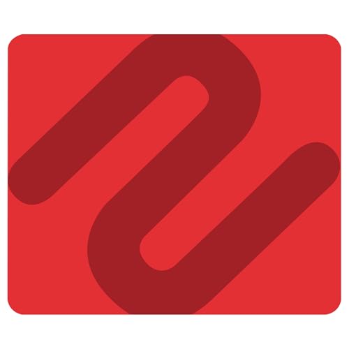 ゲーミングマウスパッド 400*450*4mm キーボードパッド マウスパッド 滑り止めゴム底 快適操作性 耐久性 無臭 （レッド）