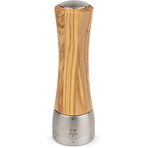 Peugeot Madras Manuelle Salzmühle, Mahlgradeinstellung u’Select, Höhe: 21 cm, Olivenholz, 36171 Cover