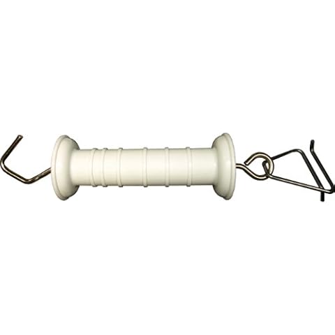 Powerfields R-12-W 1 1/2-Inch Durable Polytape Gate Handle, White Cover