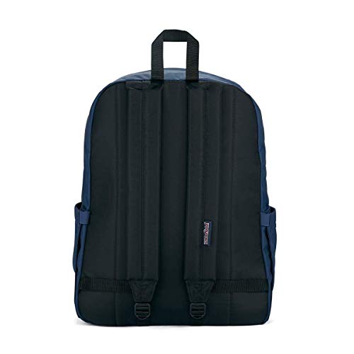 JanSport Double Break Backpack – 15-inch Padded Laptop Compartment, Dual Water Bottle Pockets, Internal Organizer, Large Main Compartment, Navy2