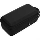 Hosrivae Estuche de viaje de carcasa rígida Switch 2 (2025) con consola de bolsa de almacenamiento de transporte de EVA + PU incorporada, controladores y caja organizadora protectora, negro (negro)