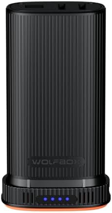 WOLFBOX MF200 22.2Wh 7.4V Rechargeable Li-ion Battery Pack – Removable Backup Power for Compressed Air Duster (Battery Only, No Charger)