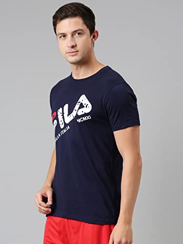 Image of FILA Men's Solid Straight T-Shirt