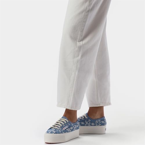 Image of Lady Shoes Woman 2790 PLATFORM SANGALLO Wedge BLUE INDACO-FAVORIO