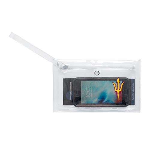 Image of Littlearth - LIWXY NCAA Arizona State Sun Devils Unisex Ncaancaa Ticket Wristlet, Clear, 9 inch by 5.25 inch