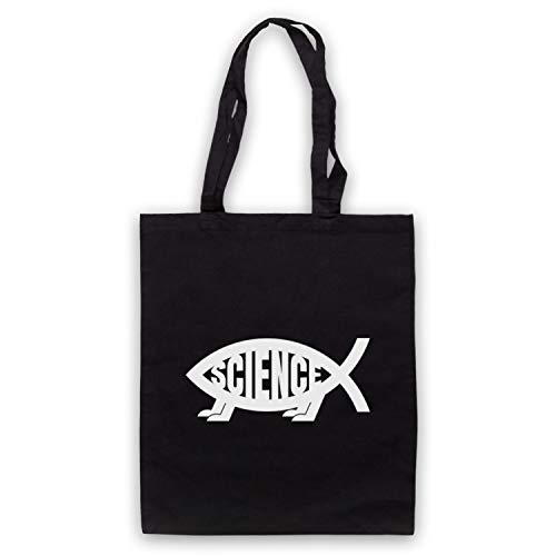 Science Jesus Fish Atheist Symbol Logo Sac d'emballage en coton pour passionnés