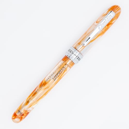 Conklin Symetrik bolígrafo de punta redonda de alta gama con elegante resina caramelo