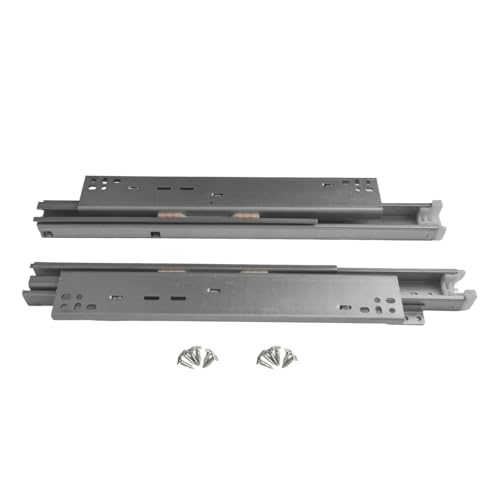 Guías de acero de extensión completa con cierre suave para armarios de cocina 3