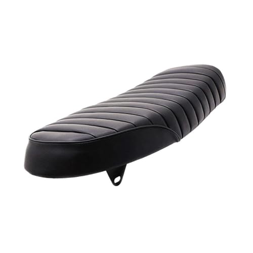 Selle de moto vintage matelassée et étanche pour une assise biplace confortable