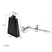 GOOHOCHY Drum Kit Cow Bell Solid Material Strong and Accessory for Drum Set Percussion Instrument