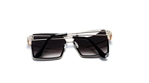 Óculos De Sol Feminino Vintage Olho De Gato Celebridades Proteção Uv-400 A-2083 (Preto)