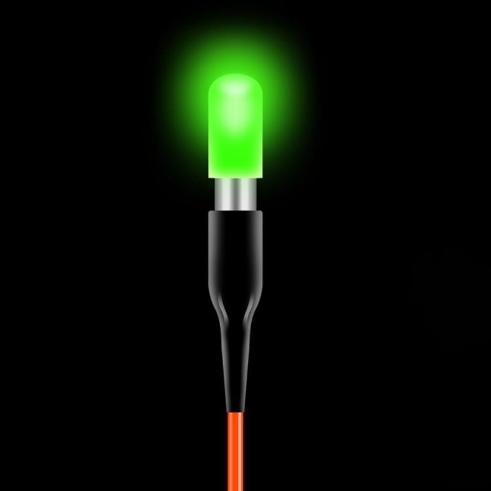 Luz LED flotante de pesca, paquete de 4 unidades para ultra brillante, visibilidad de 50 m, impermeable, brillo nocturno para pescadores (4 unidades de cuatro colores)