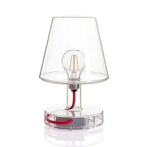 Fatboy® Lampe Transloetje | Transparent | Lampe de table/lecture/chevet | Sans câble | rechargeable avec Mini-USB