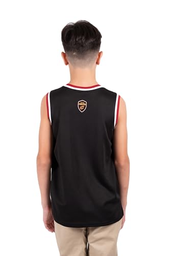 Image of Ultra Game Youth NBA Official Tank Top Mesh Sleeveless Muscle T-Shirt - Black