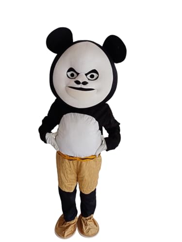 Image of BookMyCostume Panda Dragon Warrior Cartoon Movie Mascot Costume For Theme Birthday Party & Events | Adults | Full Size