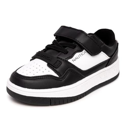 Image of Nautica Kids Adjustable Strap Shoes | Comfortable Casual Sneakers for Boys and Girls, Toddlers & Little Kids