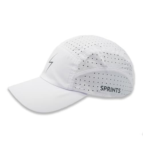 Sprints Race Day Performance HyperG Racing Cap | The Lightweight Quick Dry Running Sport Hat One Size Unisex (St. Regis Release Flash Reflective)