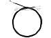 70" Universal Straight Throttle Cable for Gas Scooter, Go Kart, Mini Bike