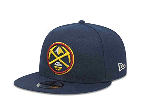 Casquette Denver Nuggets New Era 9FIFTY Snapback NBA bleu marine couvre-chef ajustable adulte