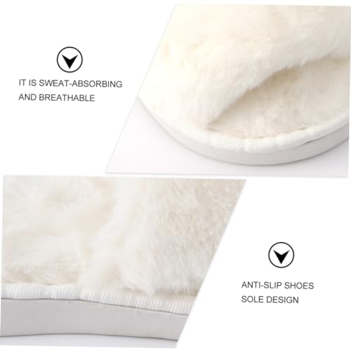 VANZACK Plush Mop Fluffy Feet Youth Boy Cozy Character Cotton Indoor Footwear Home Footwear Warm4