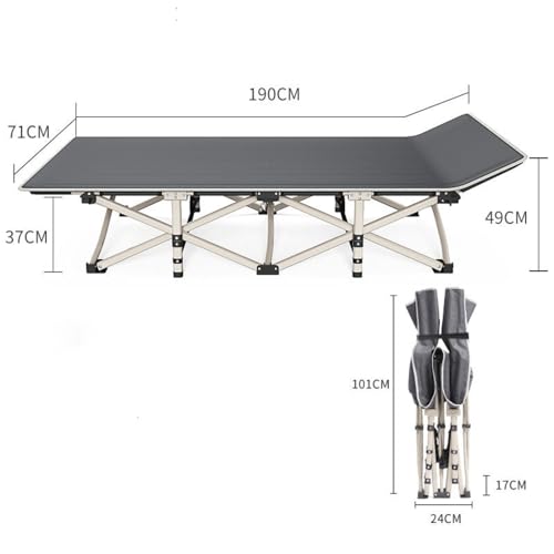 Drap pliant simple et chaise de lit inclinable pour pause déjeuner et extérieur - 3
