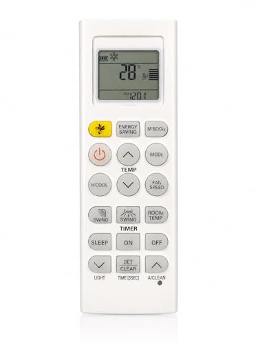 Image of AC Remote Control Compatible with LG AC AKB73975615 | Mosquito Function Button | White IR Replacement Remote | White | RE36A