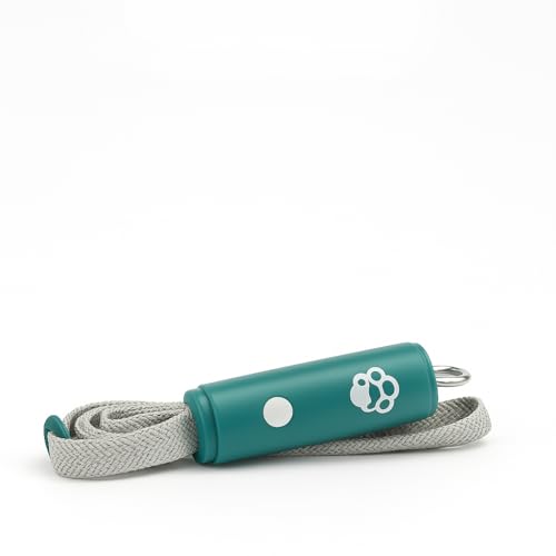 Coleira Retrátil para Pets com Design Moderno – Pet Rope com Botão de Segurança e Gancho de Metal Re