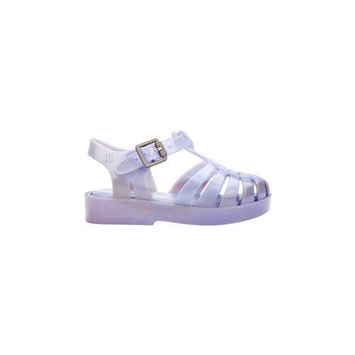 Image of mini melissa Possession Jelly Fisherman Sandal for Toddler and Kids | Iconic Fisherman Jelly Sandal for Toddlers & Girls, Adjustable Buckle, Waterproof, Bubblegum Scent, Play & Dress Shoes
