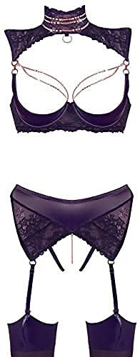 Abierta Fina Hebe Set Hebe Set Schwarz 75B/S