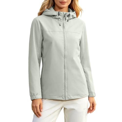 Chaqueta deportiva para mujer funcional con capucha y forro transpirable de malla
