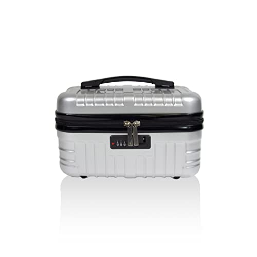 Vanity Coque PC/ABS, L 32.5 x H 20 x P 20.5 cm (Argent)