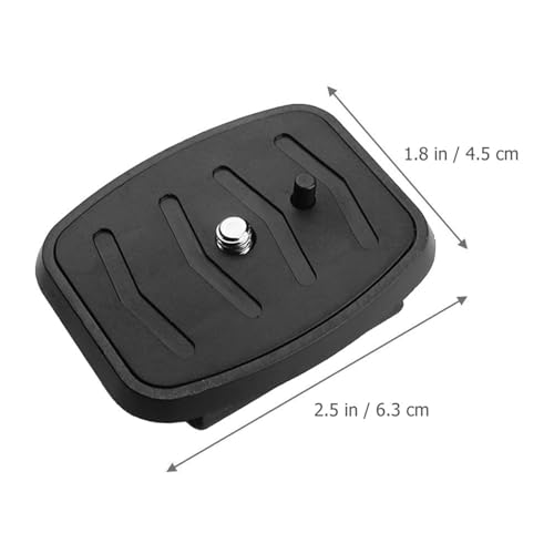 Placa de liberación rápida de 4.3 cm en pack de 5 unidades para trípodes y estabilizadores 2