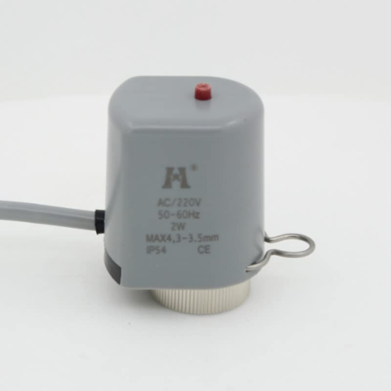 220V NO NC 4-wire Boiler Electric Thermal Actuator Valve For Thermostatundeloor Heating Radiator Normally Opened Closed - (Color: 220v NO)