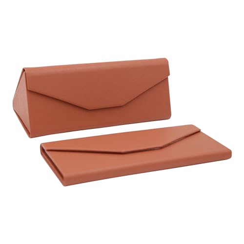 Image of Real Sic Glasses Case for Men and Women - Magnetic Folding Hard Shell Sunglass Holder - Inspired by Solid Color