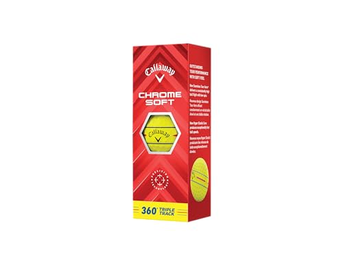 Callaway Golf Chrome Soft Golf Balls (360 Triple Track (Yellow) - image 7