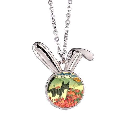 Bijoux lapin Miaoji en peinture aquarelle, l'accessoire idéal de vos journées