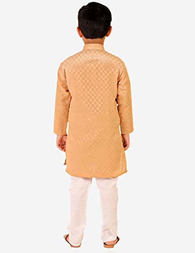 Image of Pro-Ethic Style Developer Boy's Cotton Kurta Pajama Kids Checked Pattern (S-188)