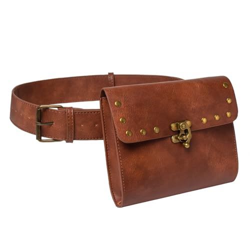 Sac banane gothique pour téléphone portable Pochette ceinture rétro et accessoires de fête
