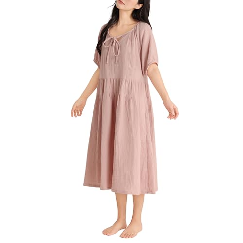 Robe de nuit coton respirante idéale pour le loungewear d'été