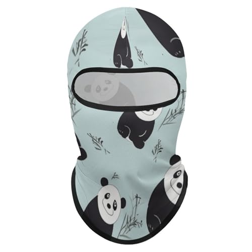 Balaclava para Hombres con Diseño de Oso Panda para Invierno, Máscara Facial para Ciclismo y Esquí miniatura 1