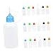 SEWACC 18pcs Long Needle Oil Injection Bottle Glue Precision Tip Squeeze Bottle Precision Tip Bottle Water Bottle Dispenser Applicator Bottle with Tip Liquid Stainless Steel Pointed Mouth