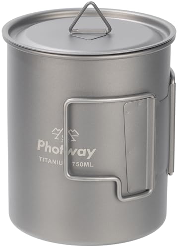 Photway 750ml Titanium Camping Pot