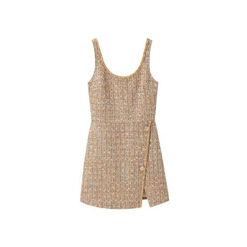 Ensemble en tweed femme stylé pour rayonner au bureau en jupe et manches longues
