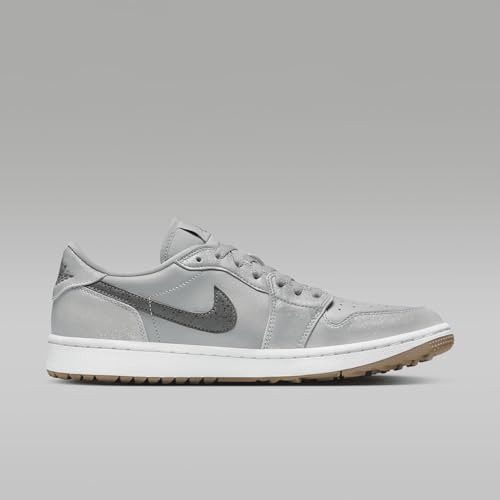 Nike Air Jordan 1 Low G Golf Shoes (DD9315-006, Wolf Grey/White/Gum Medium Brown/Iron Grey) Size 53